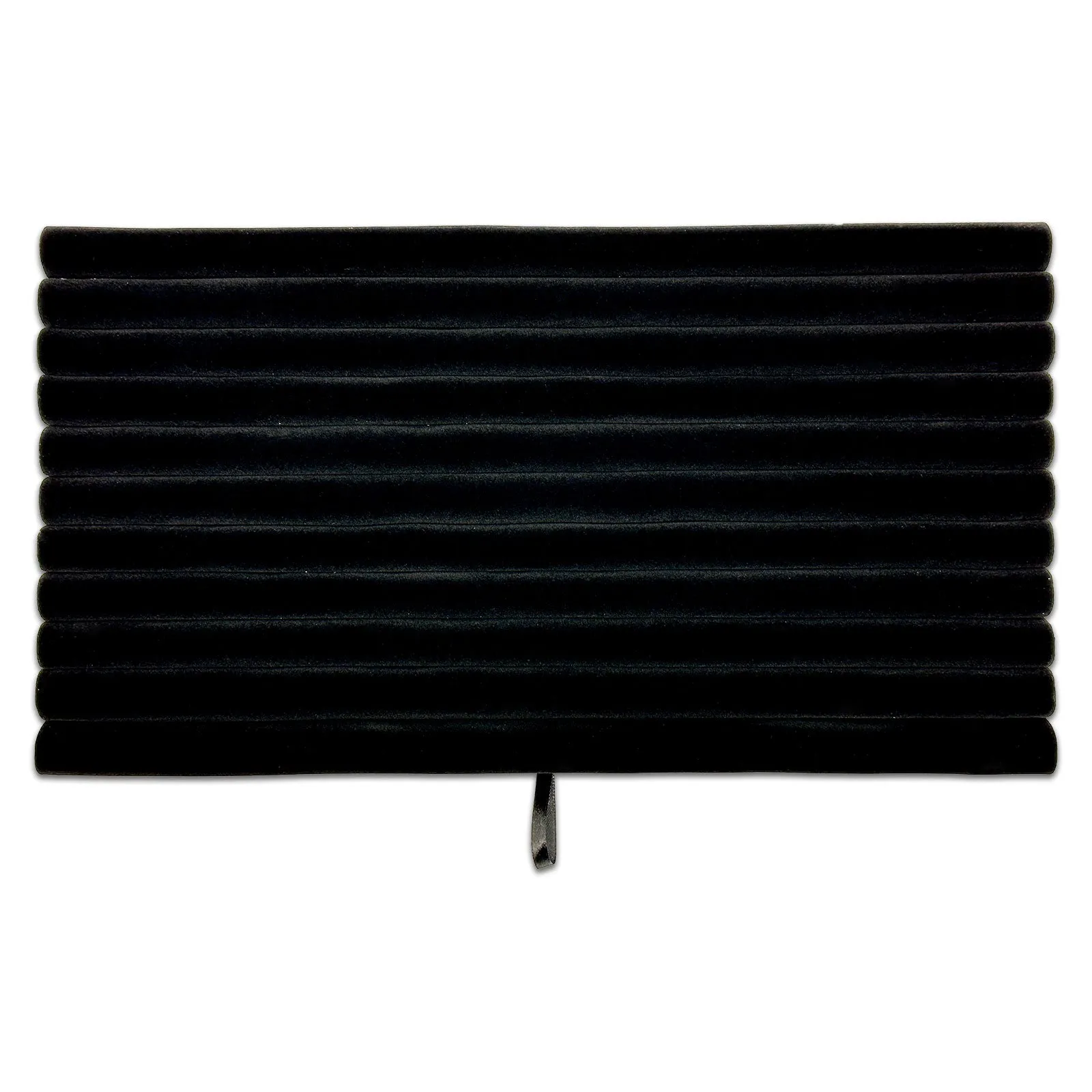 11 Roll Black Velvet Ring Foam Insert
