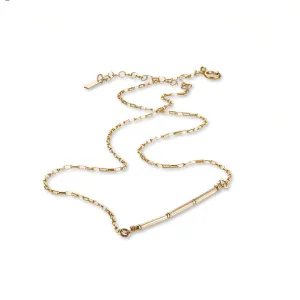 14kt Goldfill Linear Pendant
