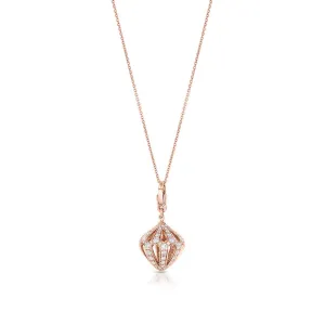 18KT LUCA CARATI CONTEMPORARY DIAMOND NECKLACE