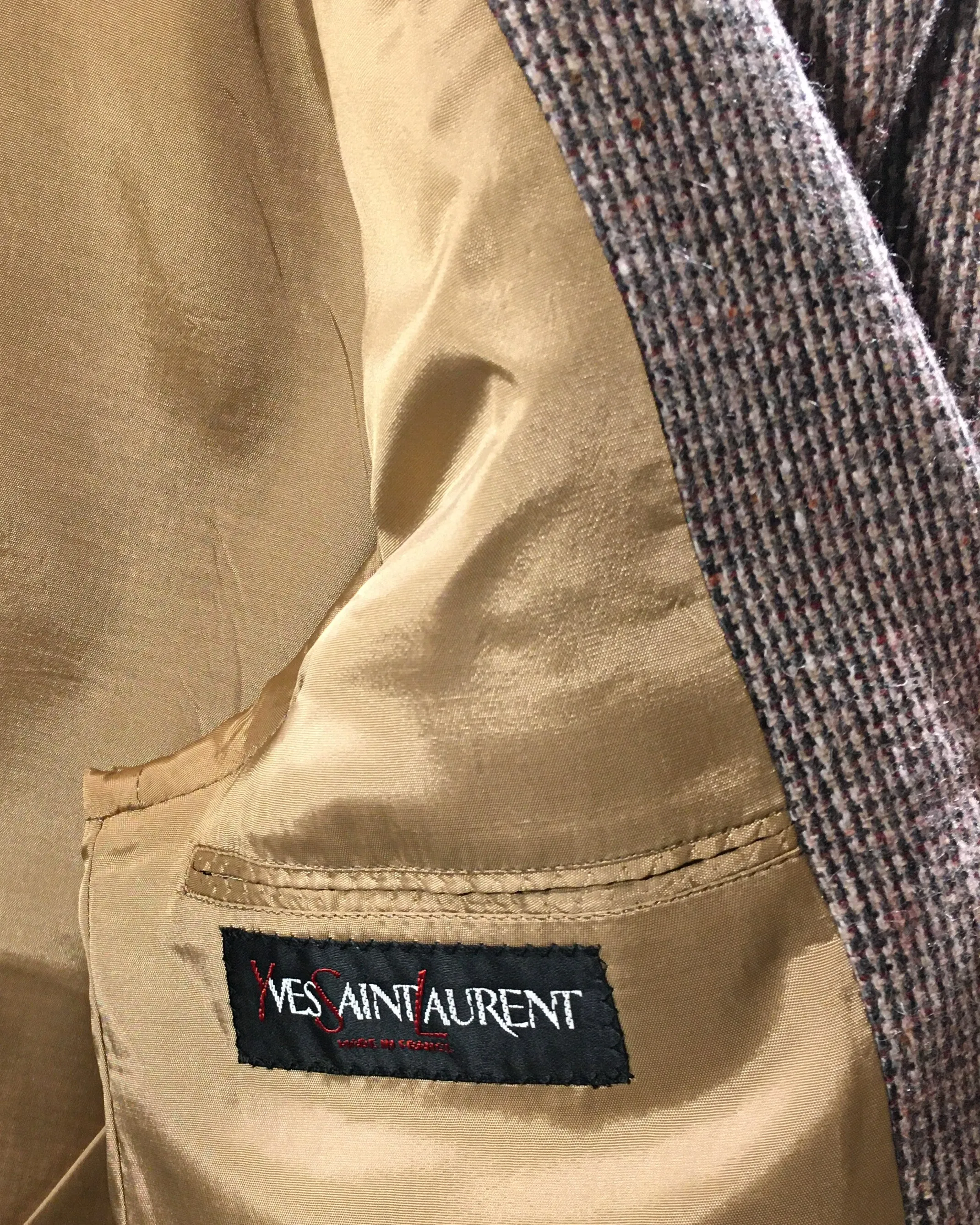 1970's Yves Saint Laurent Tweed Blazer