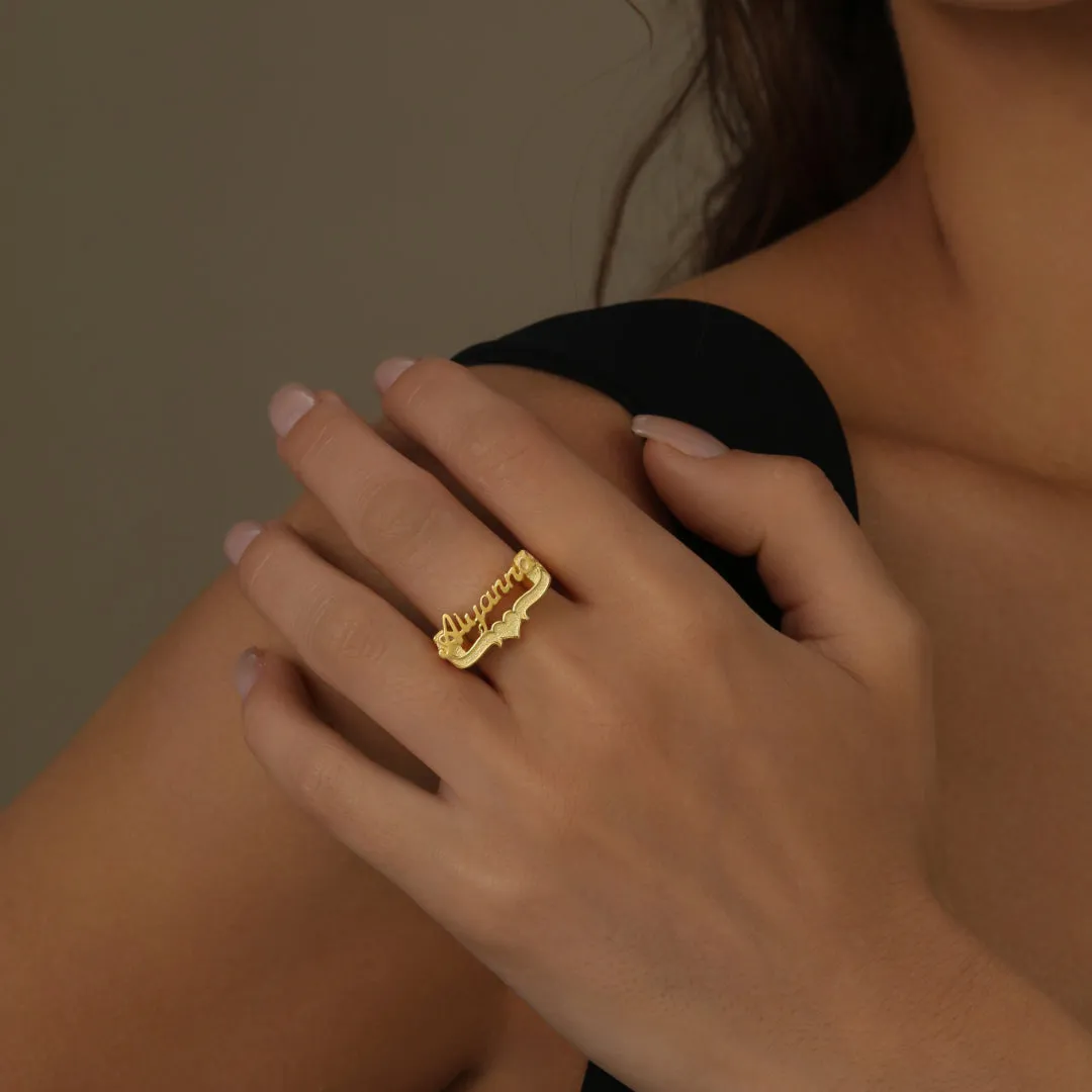 3D Name Ring