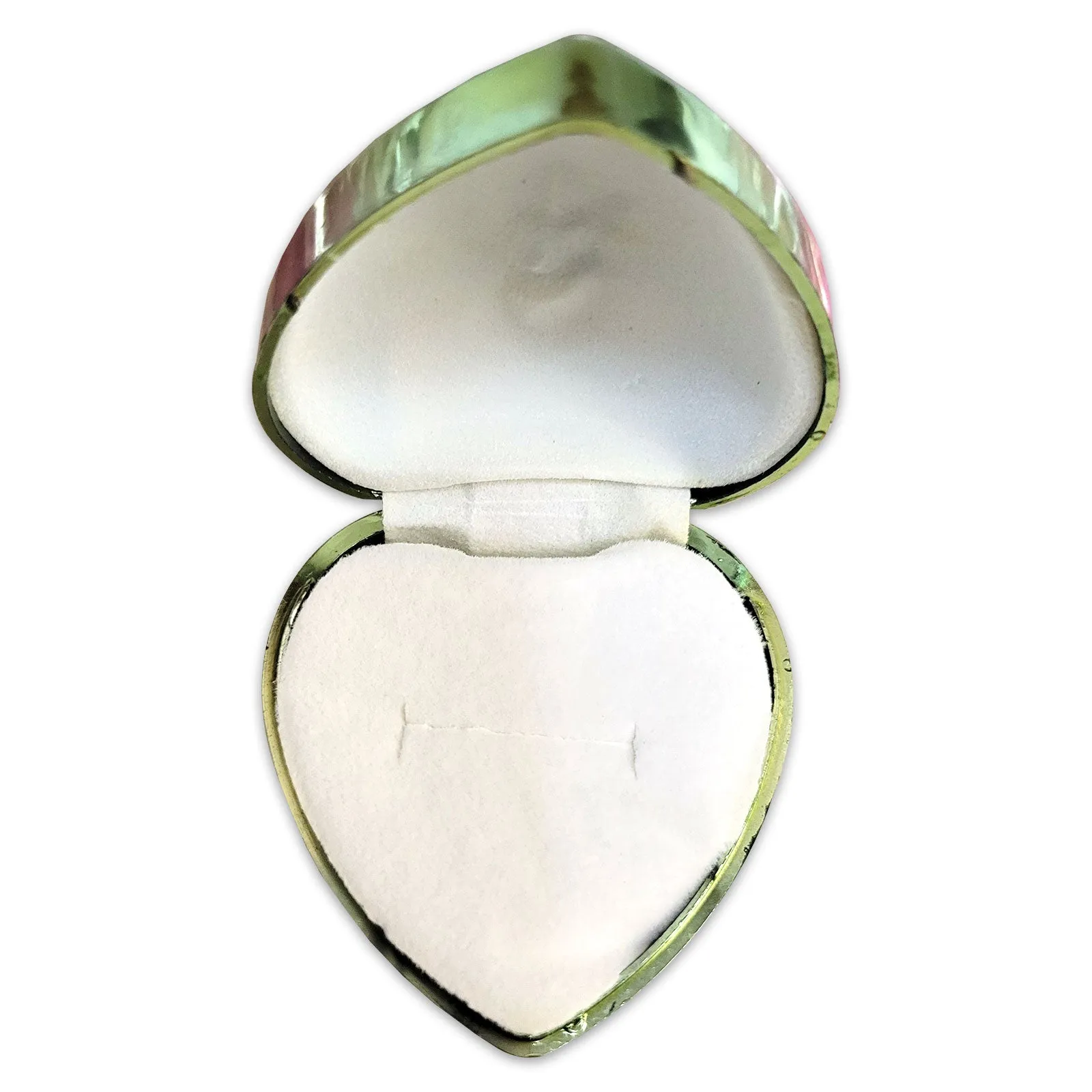 48-Pack Mixed Color Heart Shaped Jewelry Ring Gift Hat Boxes
