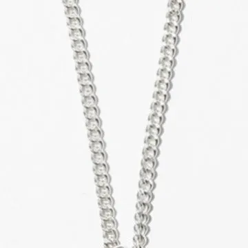 925 Sterling Silver Minimalist Chamfered Cube Rhombus Silver Necklaces