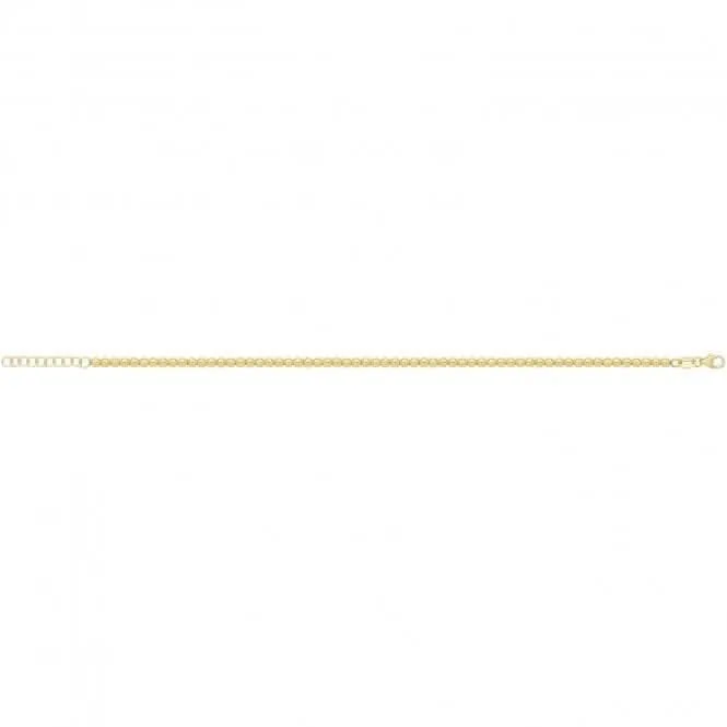 9ct Yellow Gold Beaded Bracelet BR664