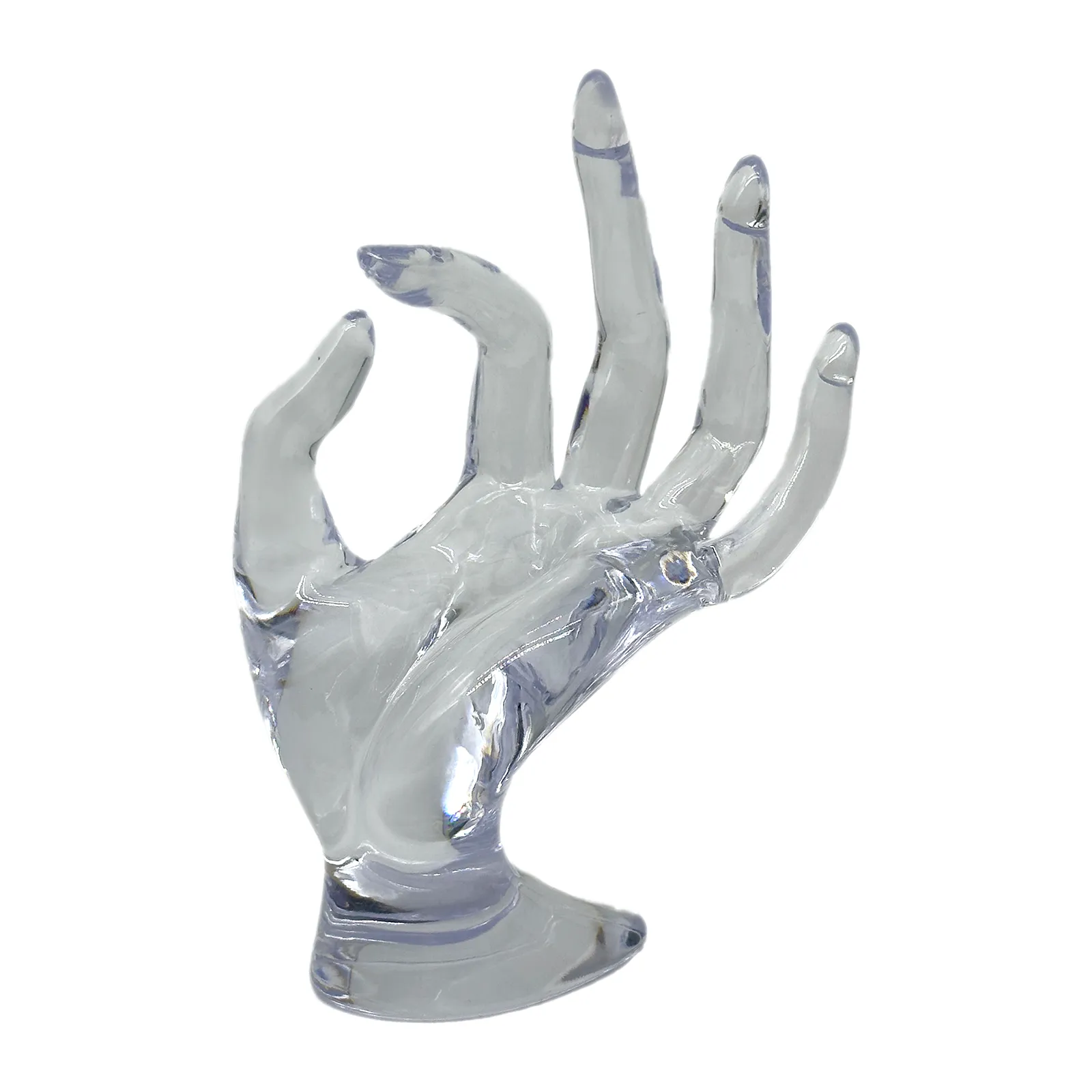 Acrylic Open Hand Jewelry Display Stand