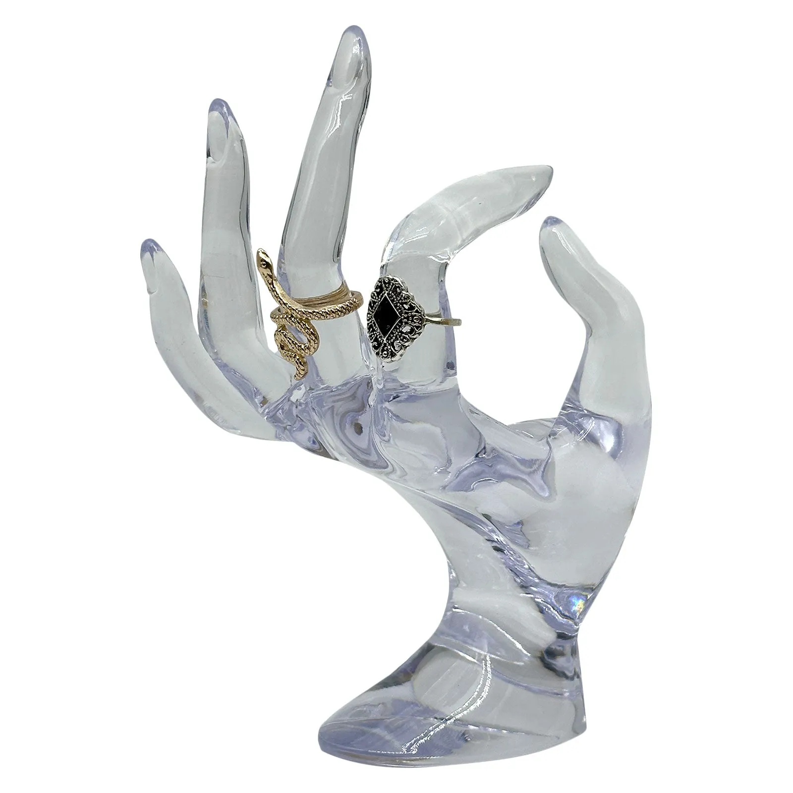 Acrylic Open Hand Jewelry Display Stand