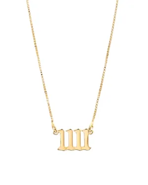 Angel Numbers Necklace