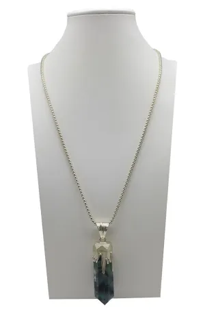 Aqua Stick Necklace