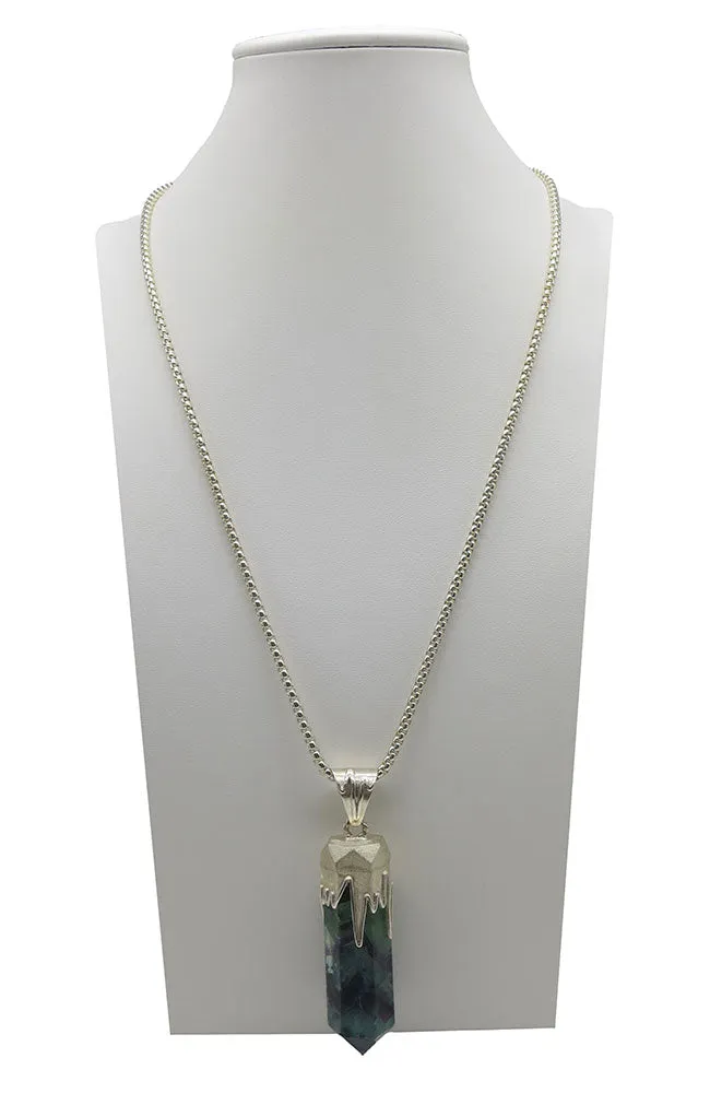 Aqua Stick Necklace