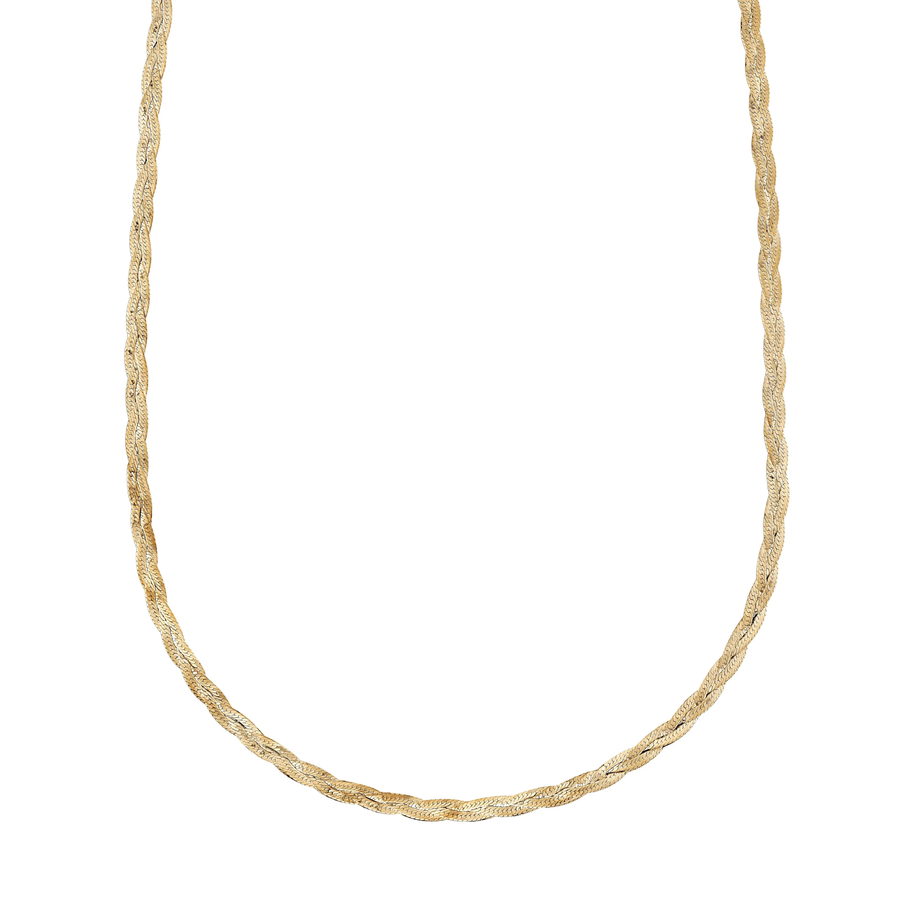 Ariel Gordon Jewelry Braided Herringbone Necklace