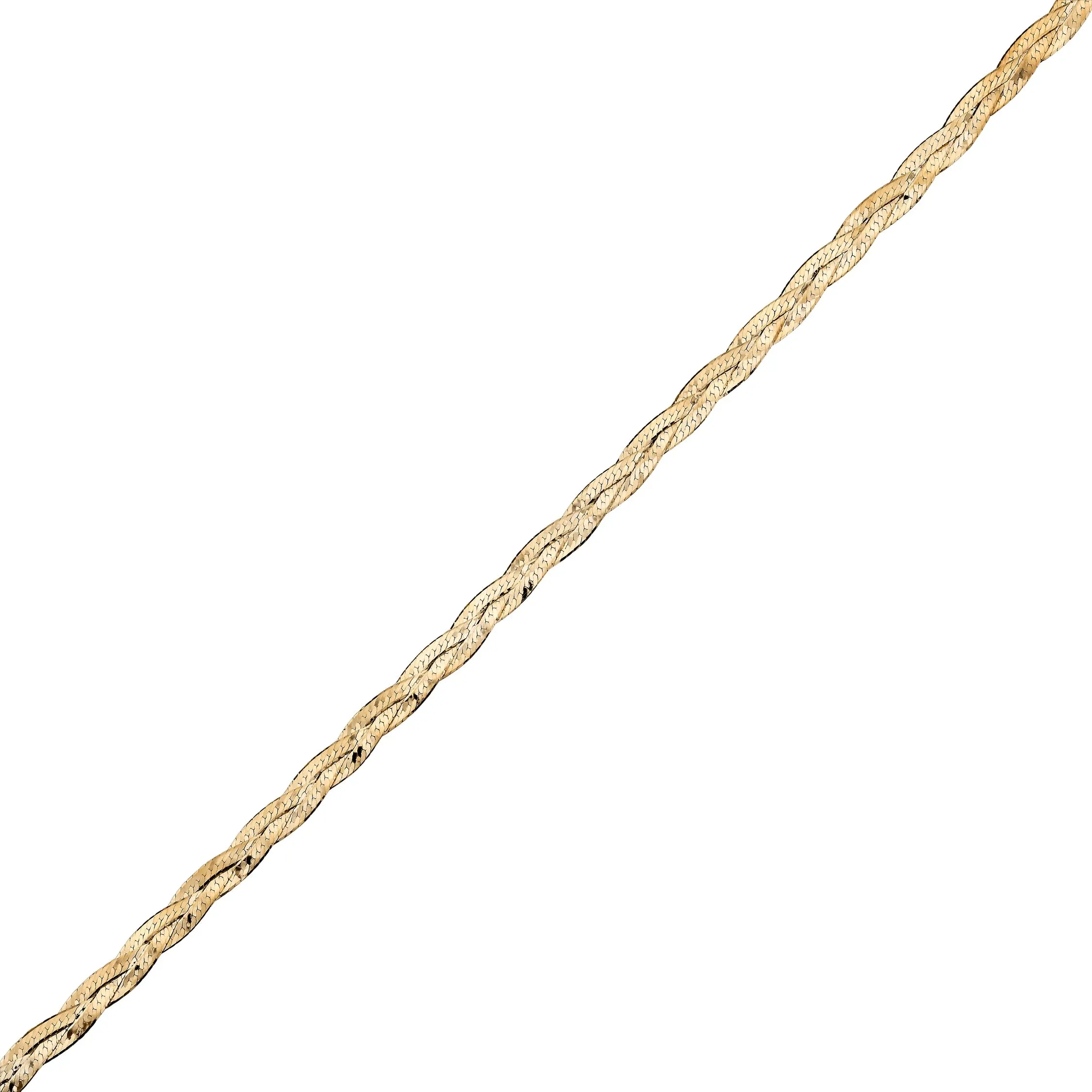 Ariel Gordon Jewelry Braided Herringbone Necklace