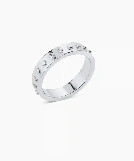 Asher Ring - Rhodium Plated
