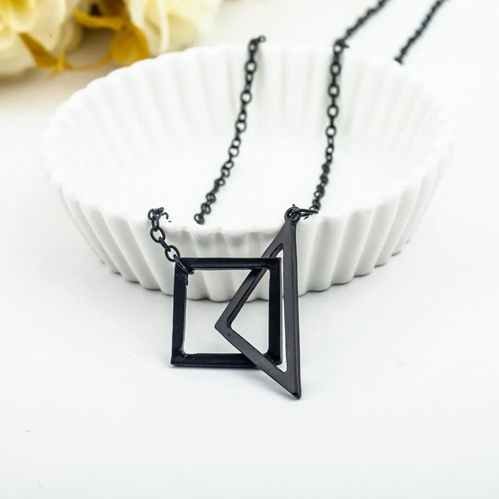 Asymmetrical Polygon Statement Pendant