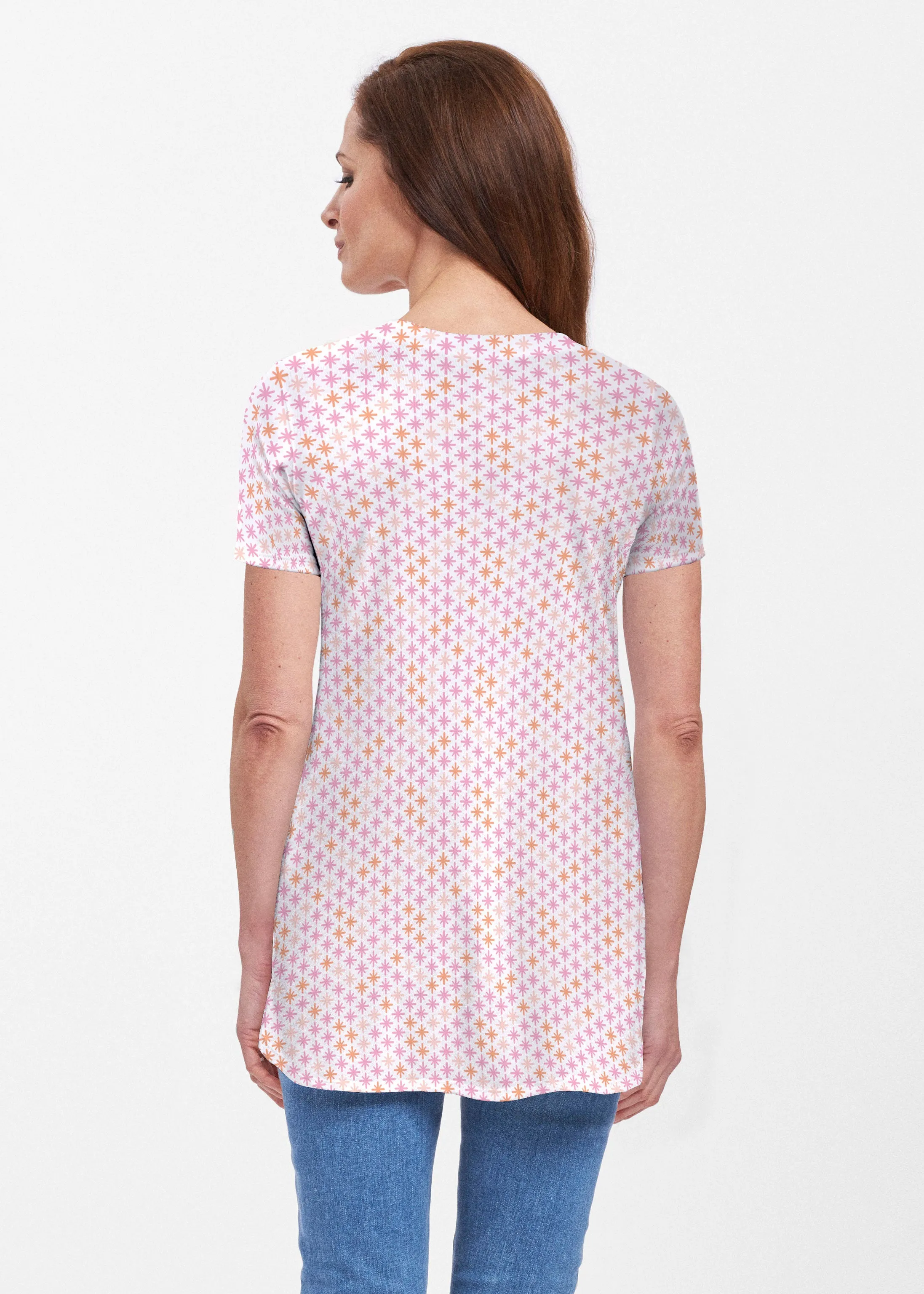 Bangles & Dots (8022) ~ Short Sleeve Butterknit tunic