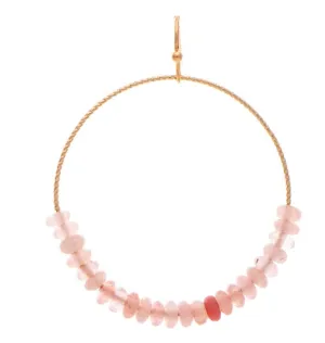 Beaded Circle Earring