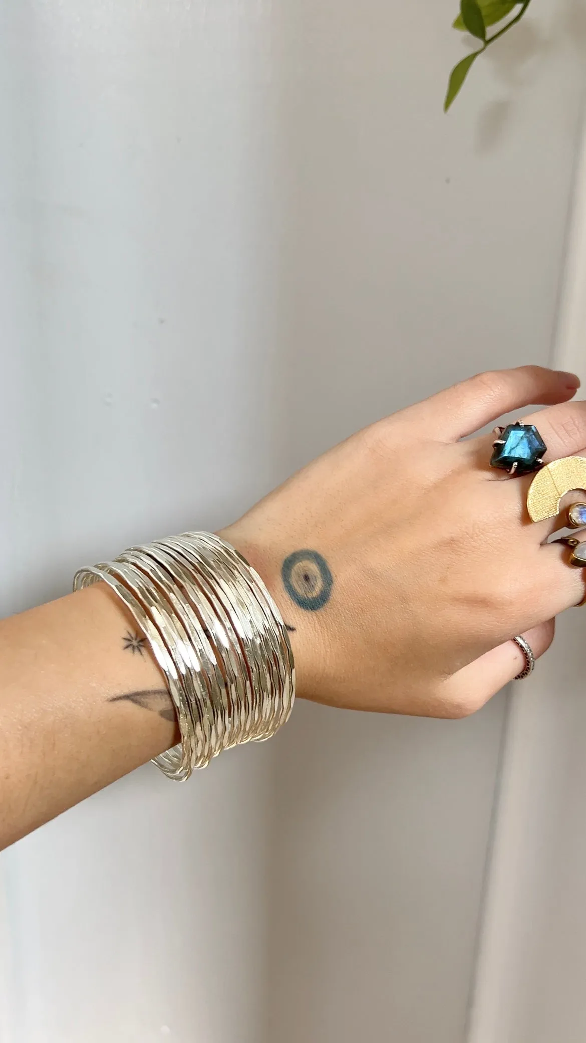 Becalmed • Silver Bangle Cuff