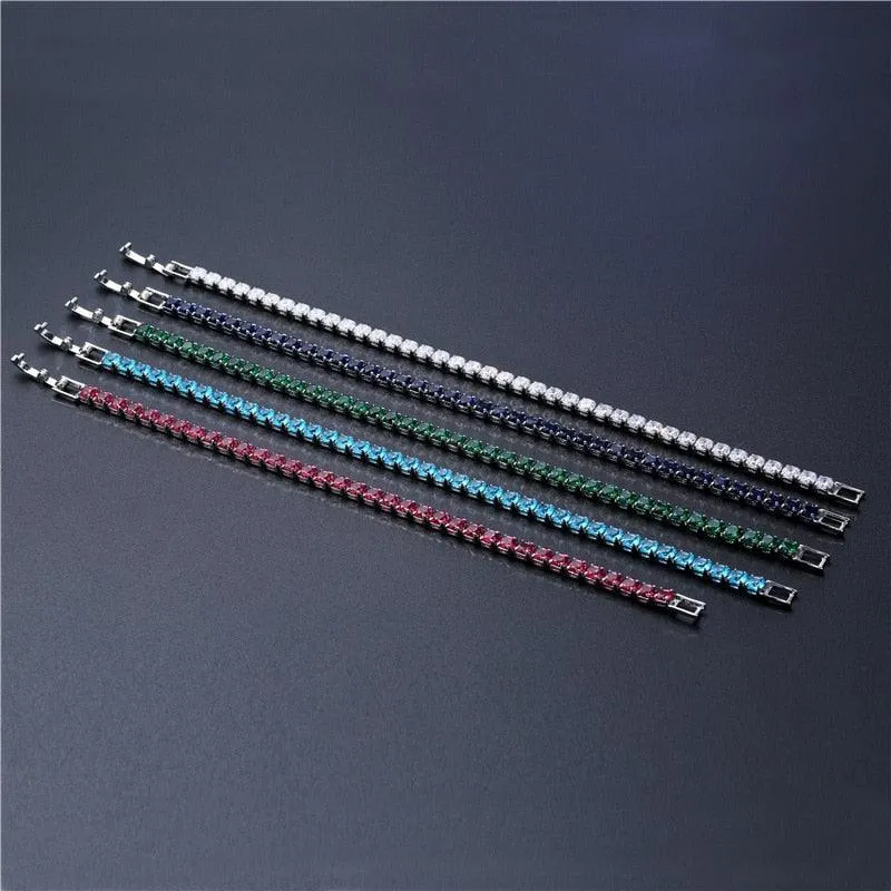 Best Seller - Gorgeous Cubic Zirconia Tennis Bracelets For Women - Gold and Silver Colour Bracelets