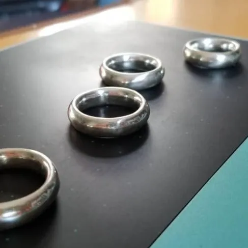 Bold and Beautiful: Artist-Created Fat Moon Ring with Smooth, Comfortable Design