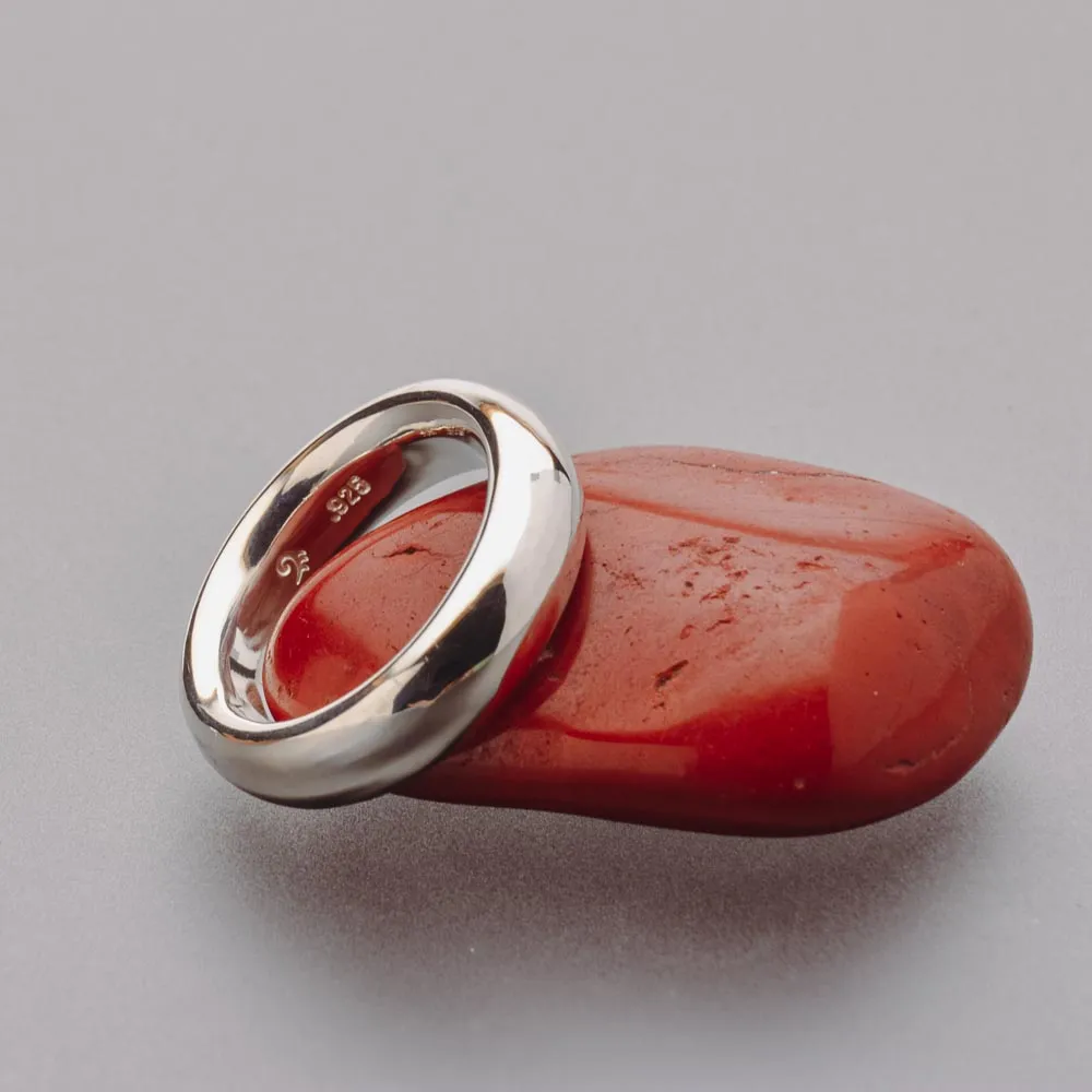 Bold and Beautiful: Artist-Created Fat Moon Ring with Smooth, Comfortable Design