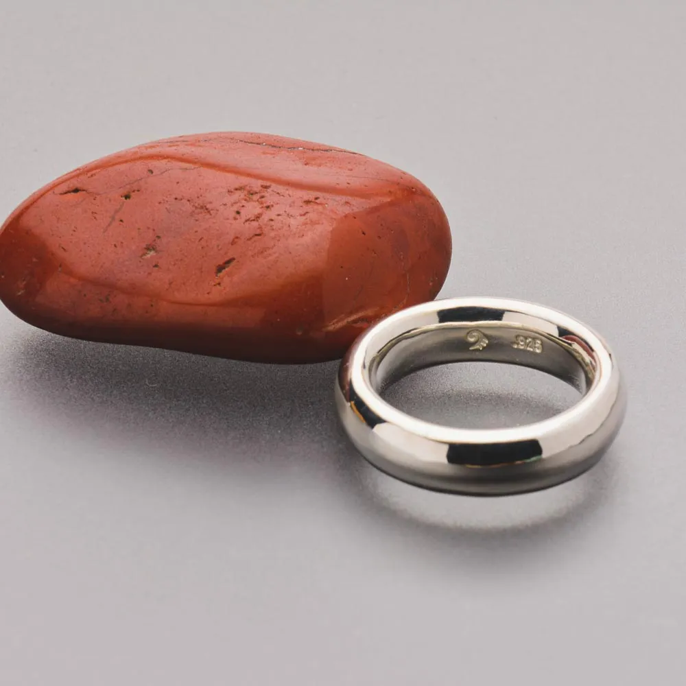 Bold and Beautiful: Artist-Created Fat Moon Ring with Smooth, Comfortable Design