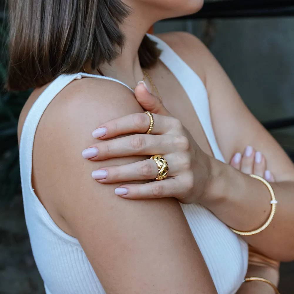 Bold Braided Ring