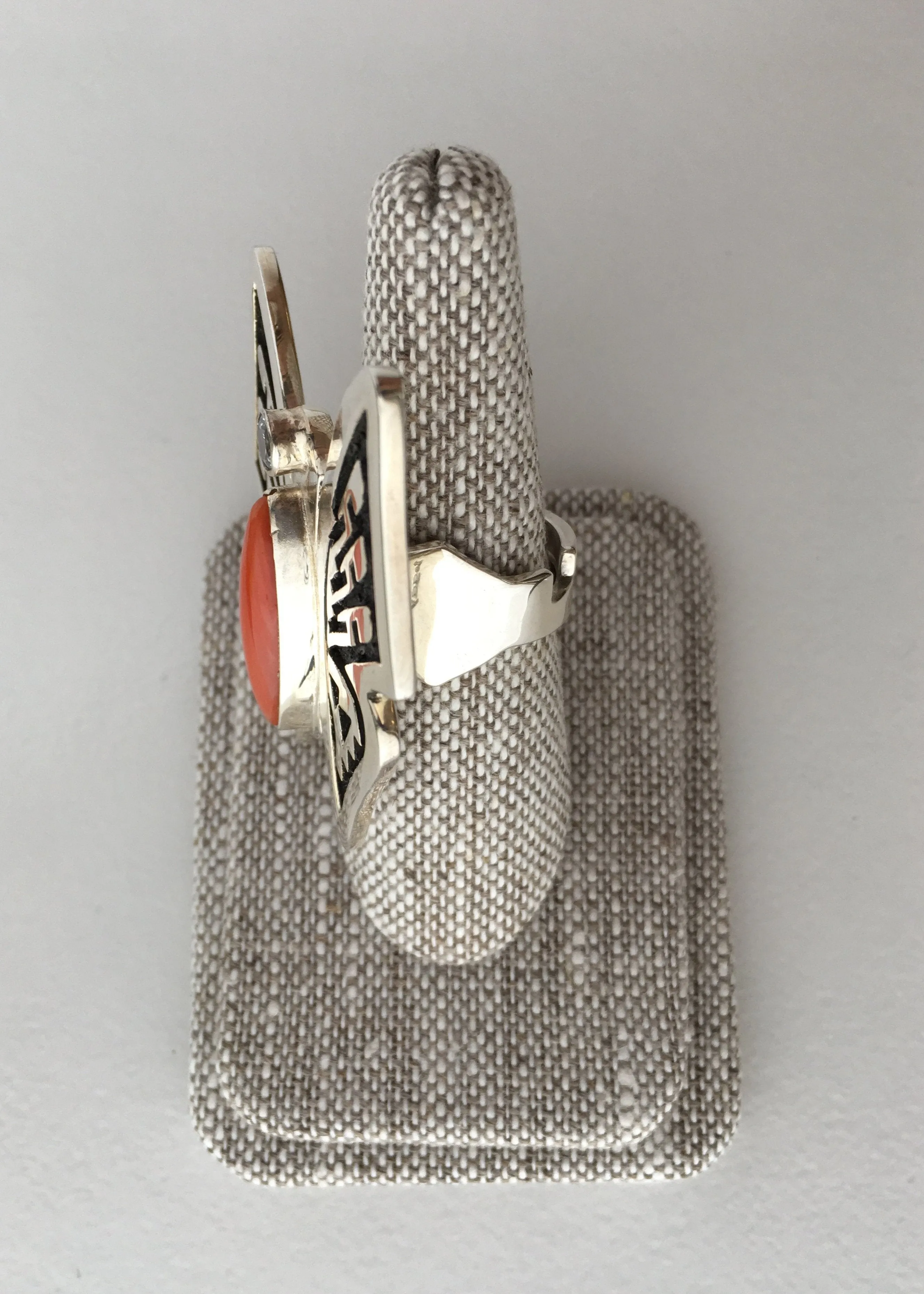 Bold Butterfly Ring, by Philbert Begay