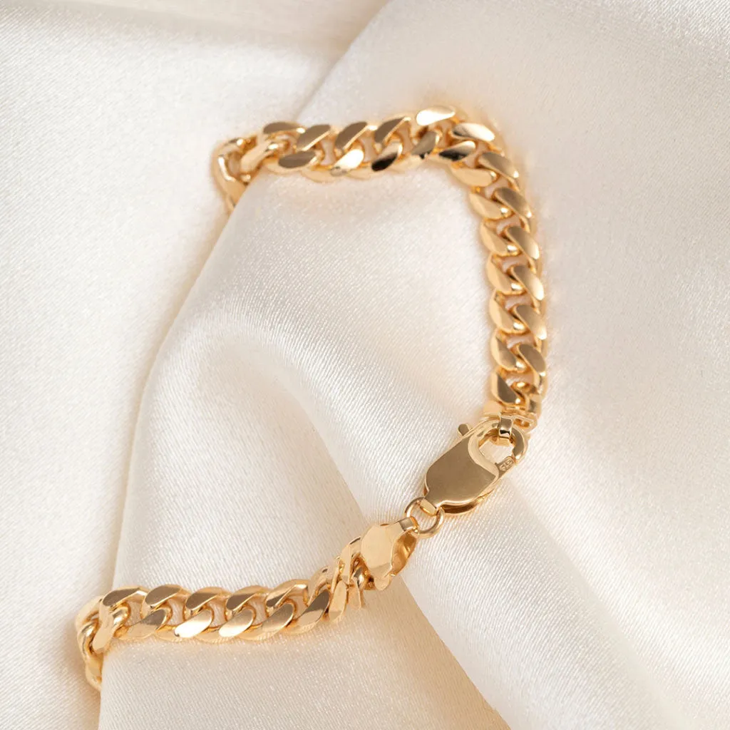 Bombe | 9ct Gold Curb Bracelet