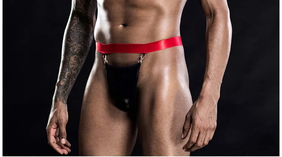 Bondage Harness   Jockstrap Set (2 Piece Outfit)