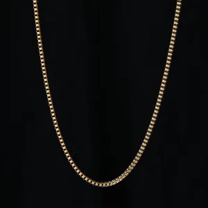 Box Chain 2.5mm - Gold RG124