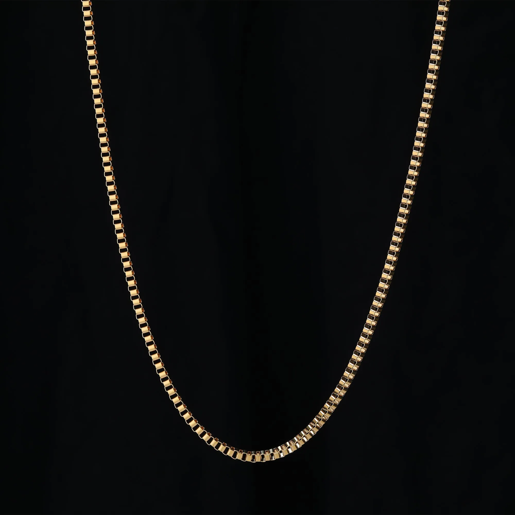 Box Chain 2.5mm - Gold RG124