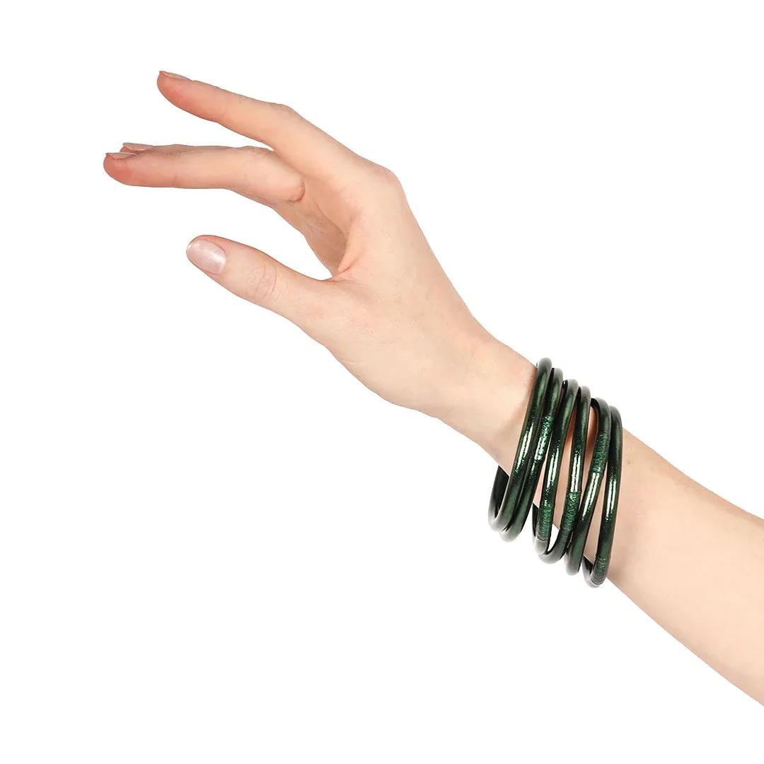 BuDhaGirl Frond all Weather Bangles® (AWB®) - Serenity Prayer