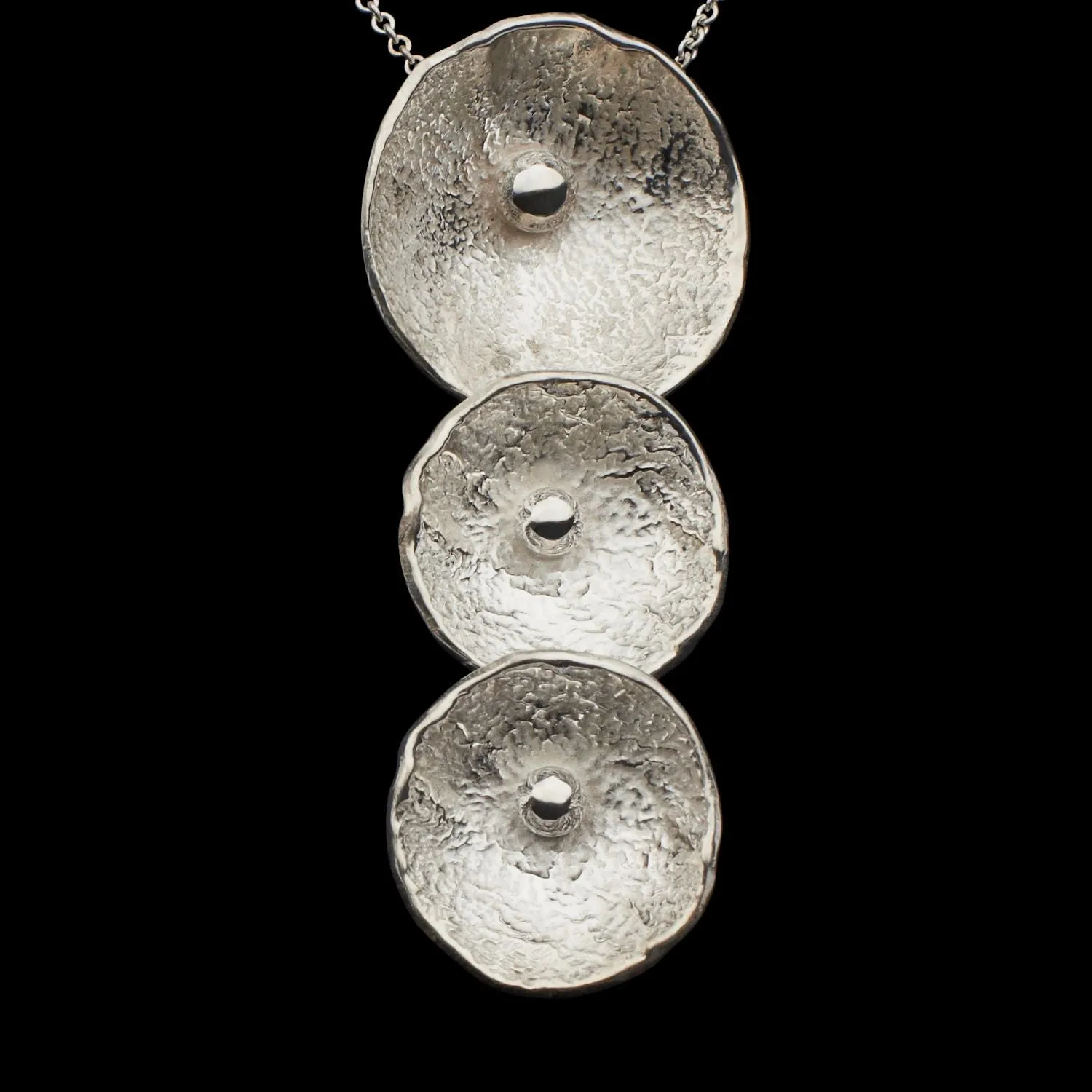 Callisto Silver Disc Earrings