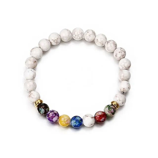 Classic Acrylic Blue Beaded Bracelets