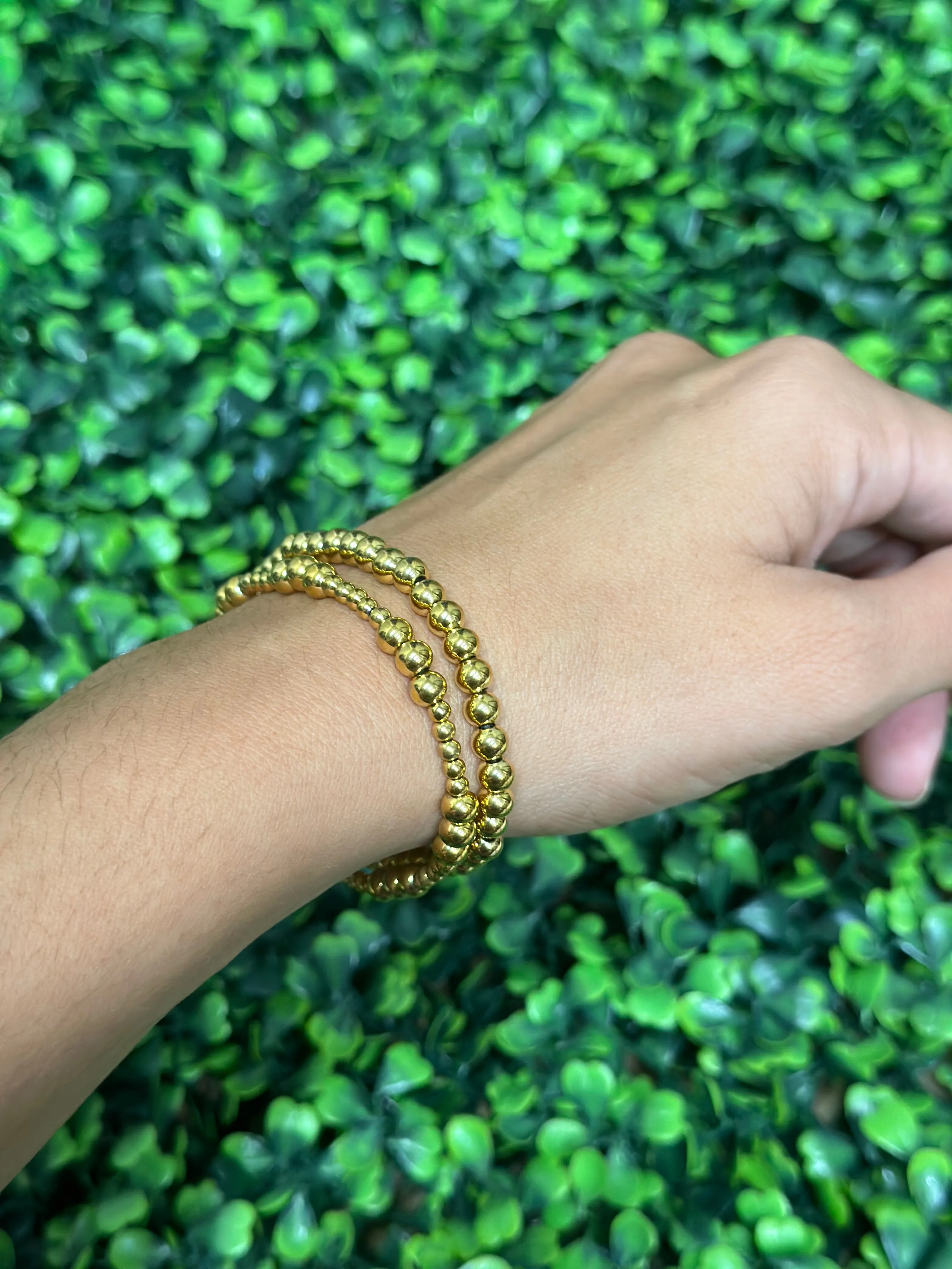 Classic Bead Gold Filled Bracelet