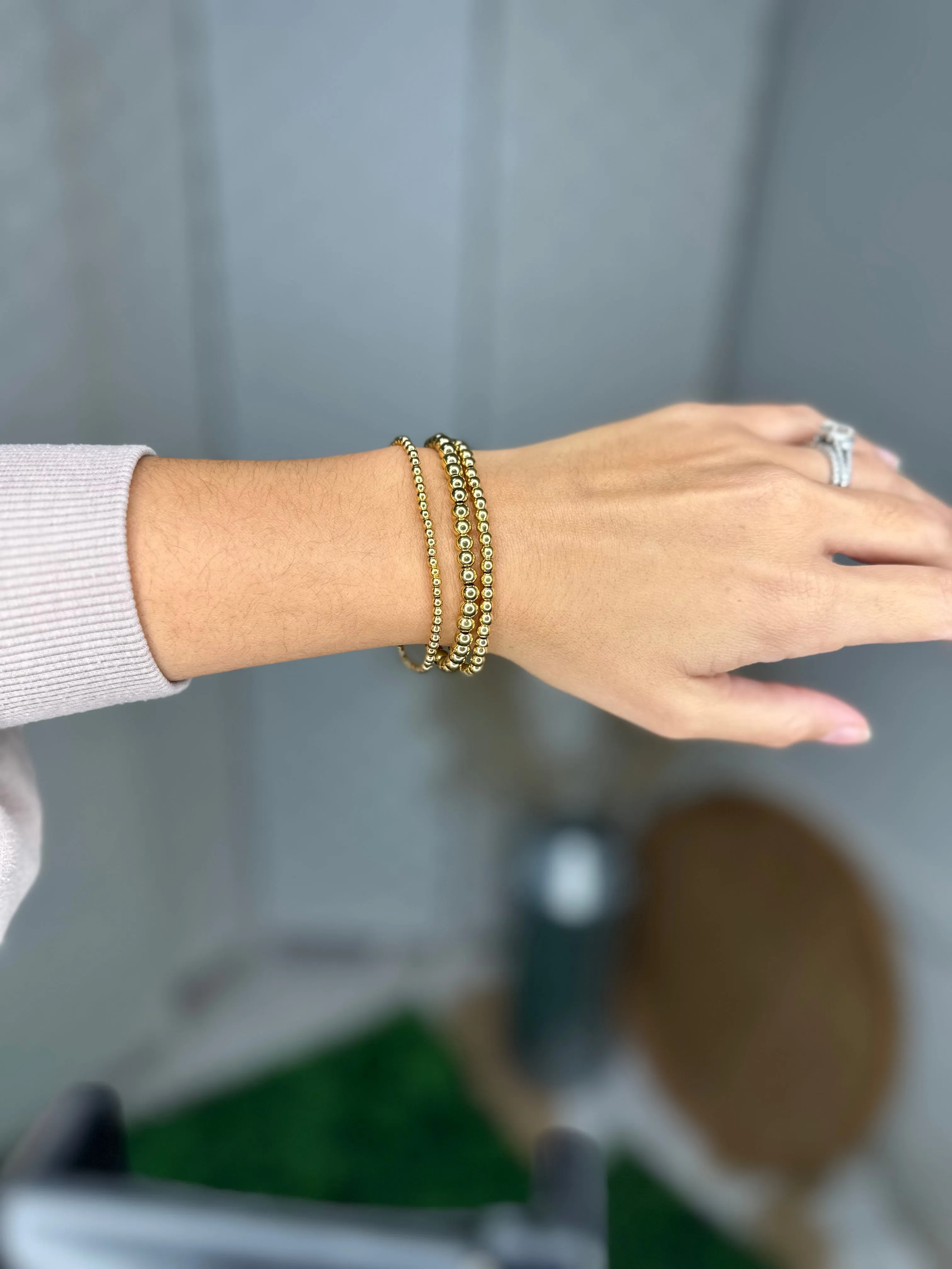 Classic Bead Gold Filled Bracelet