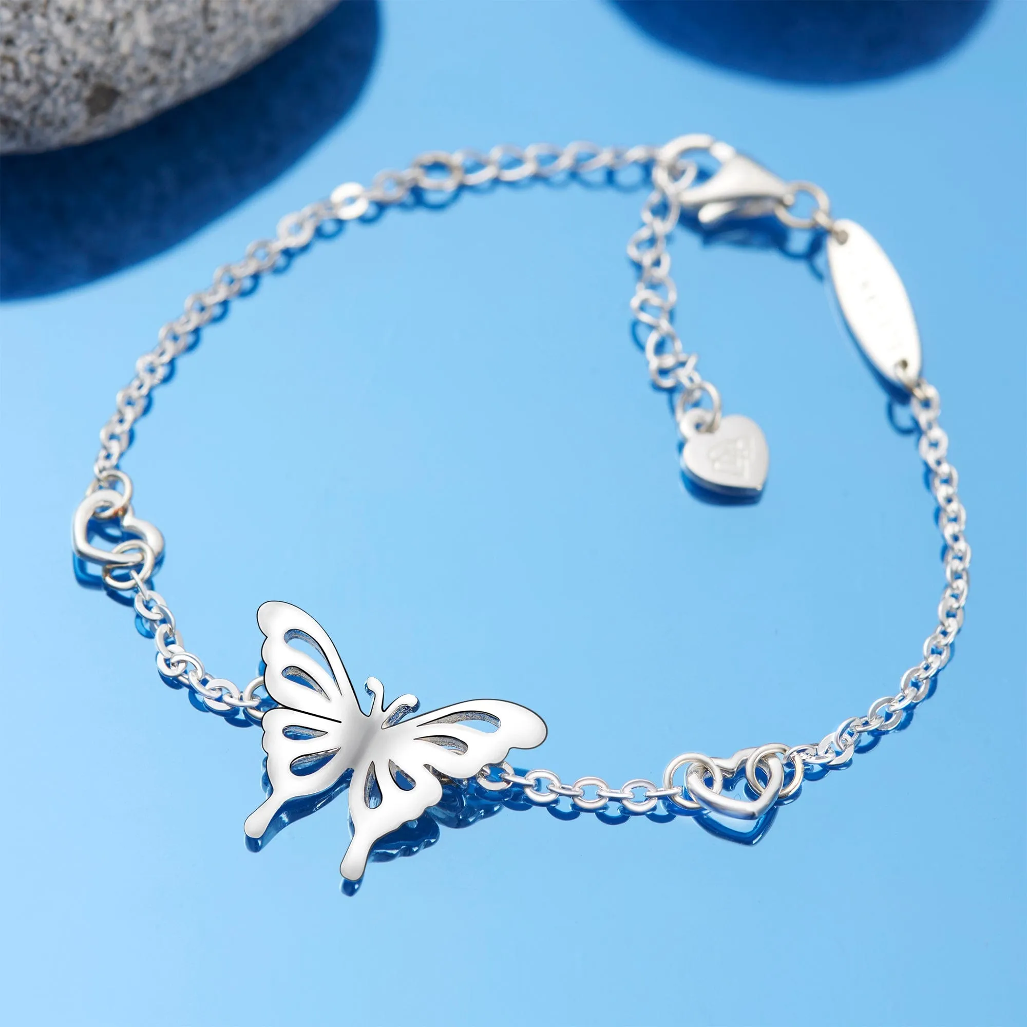 Classic Butterfly Bracelet Sterling Silver