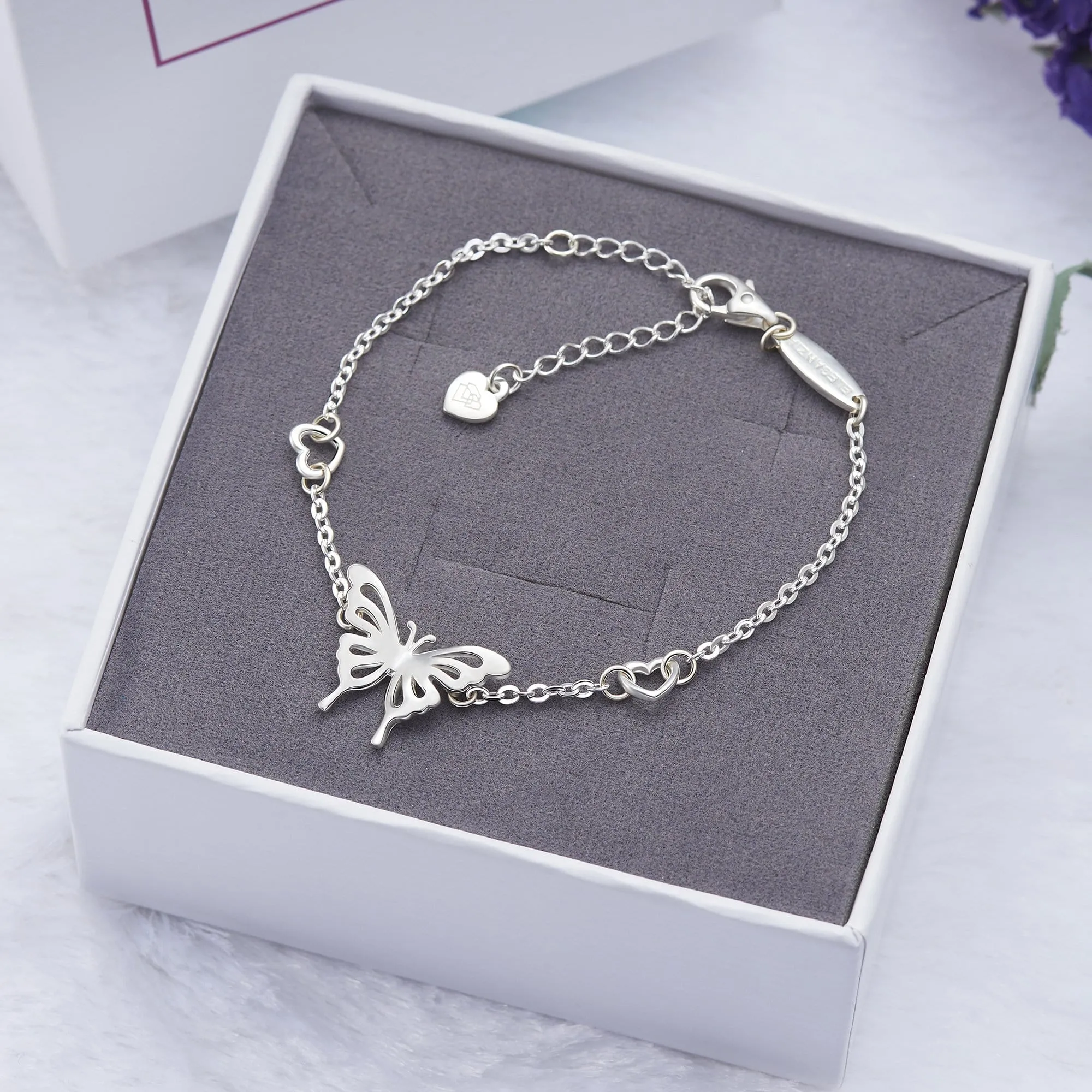Classic Butterfly Bracelet Sterling Silver