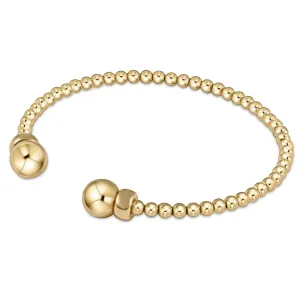 CLASSIC GOLD 3MM BEAD CUFF GOLD