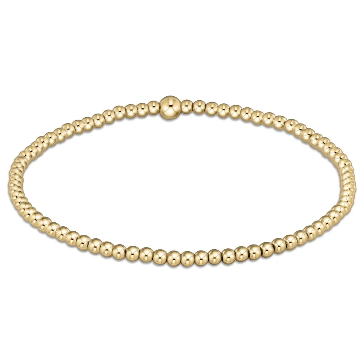 Classic Gold Bead Bracelet
