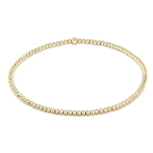 Classic Gold Bead Bracelet