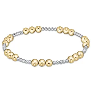 Classic Joy 4mm Bracelet - Mixed Metal