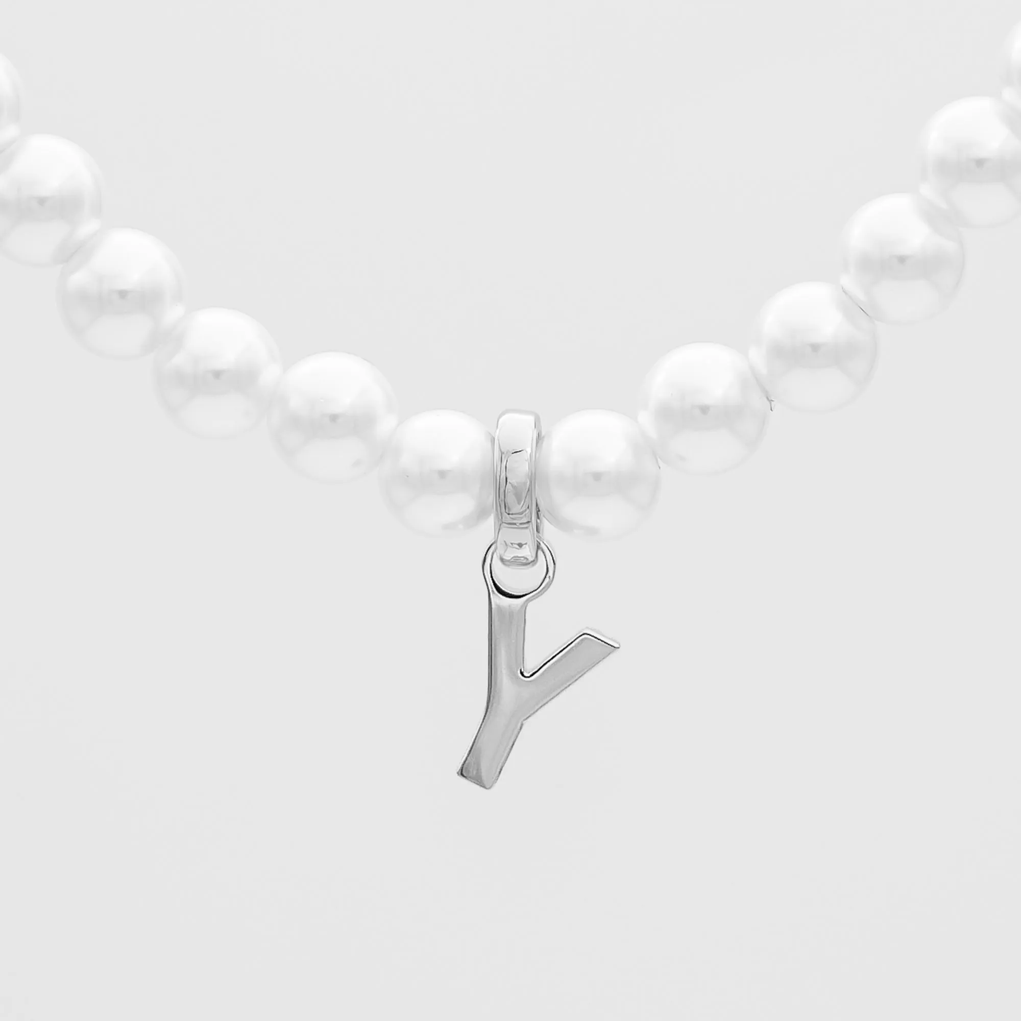 Classic Pearl Initial Bracelet