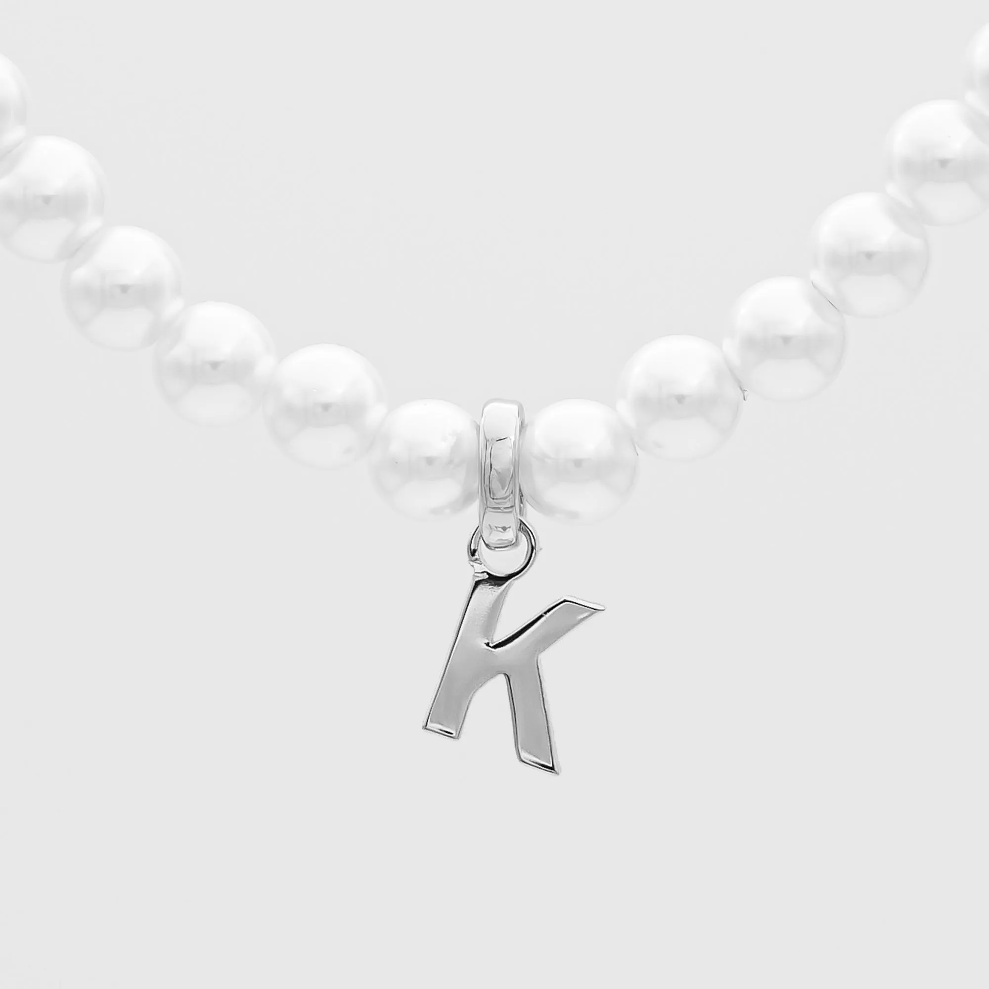 Classic Pearl Initial Bracelet