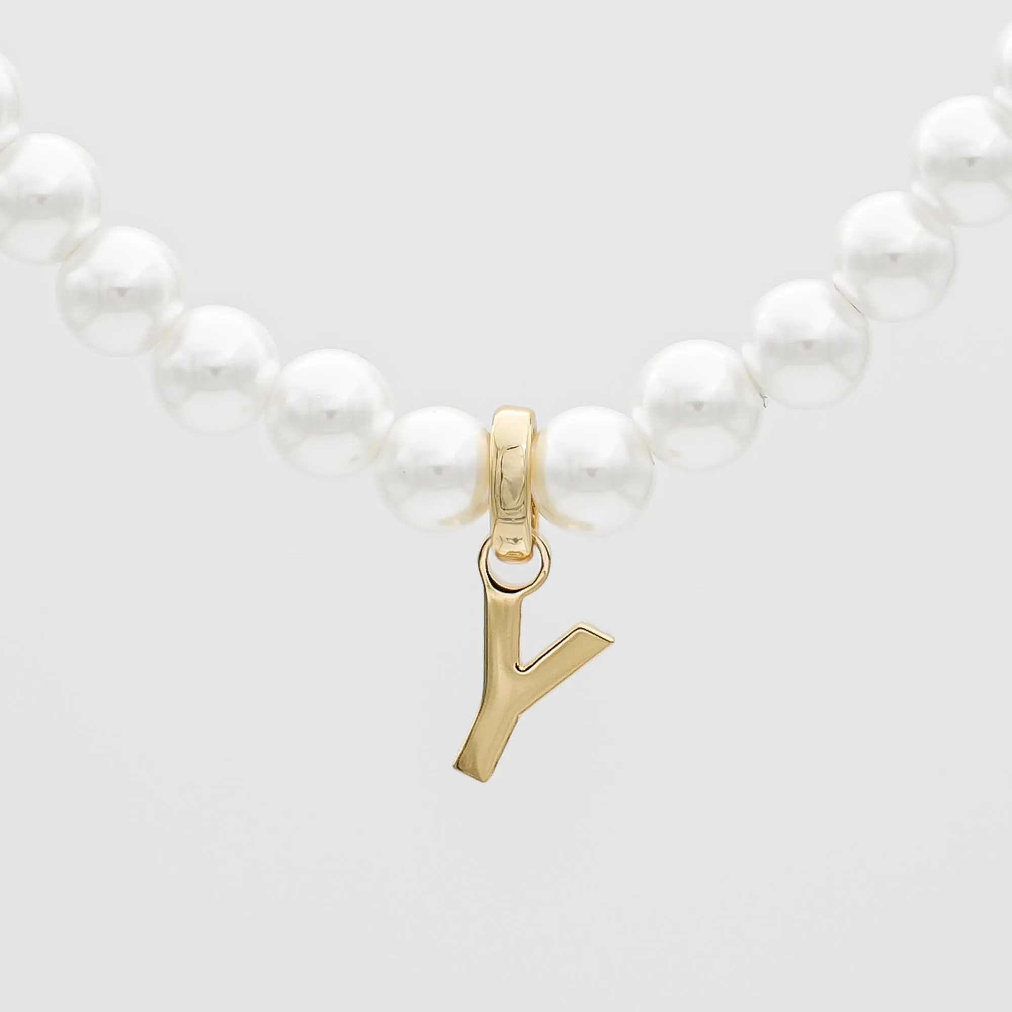 Classic Pearl Initial Bracelet