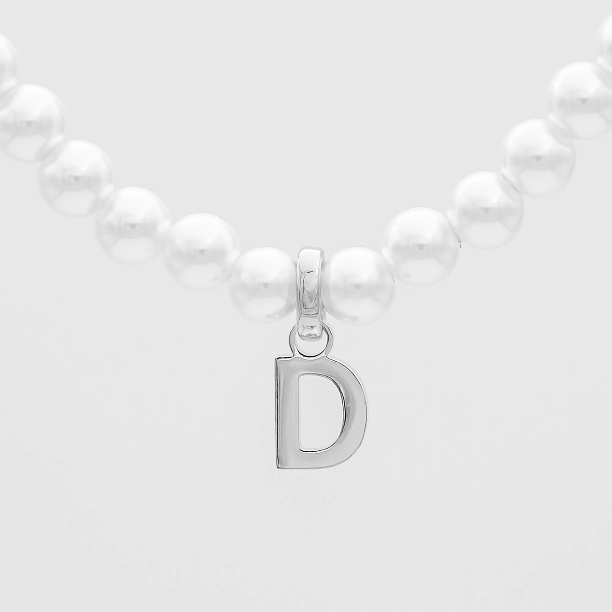 Classic Pearl Initial Bracelet