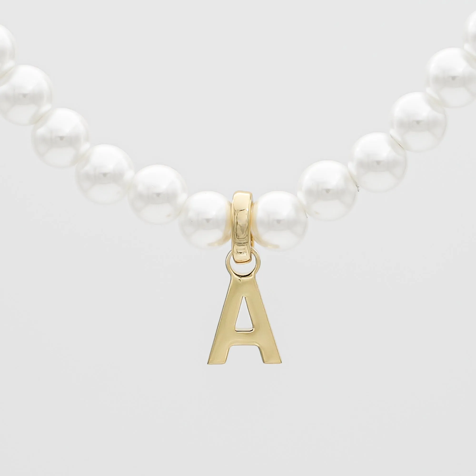 Classic Pearl Initial Bracelet