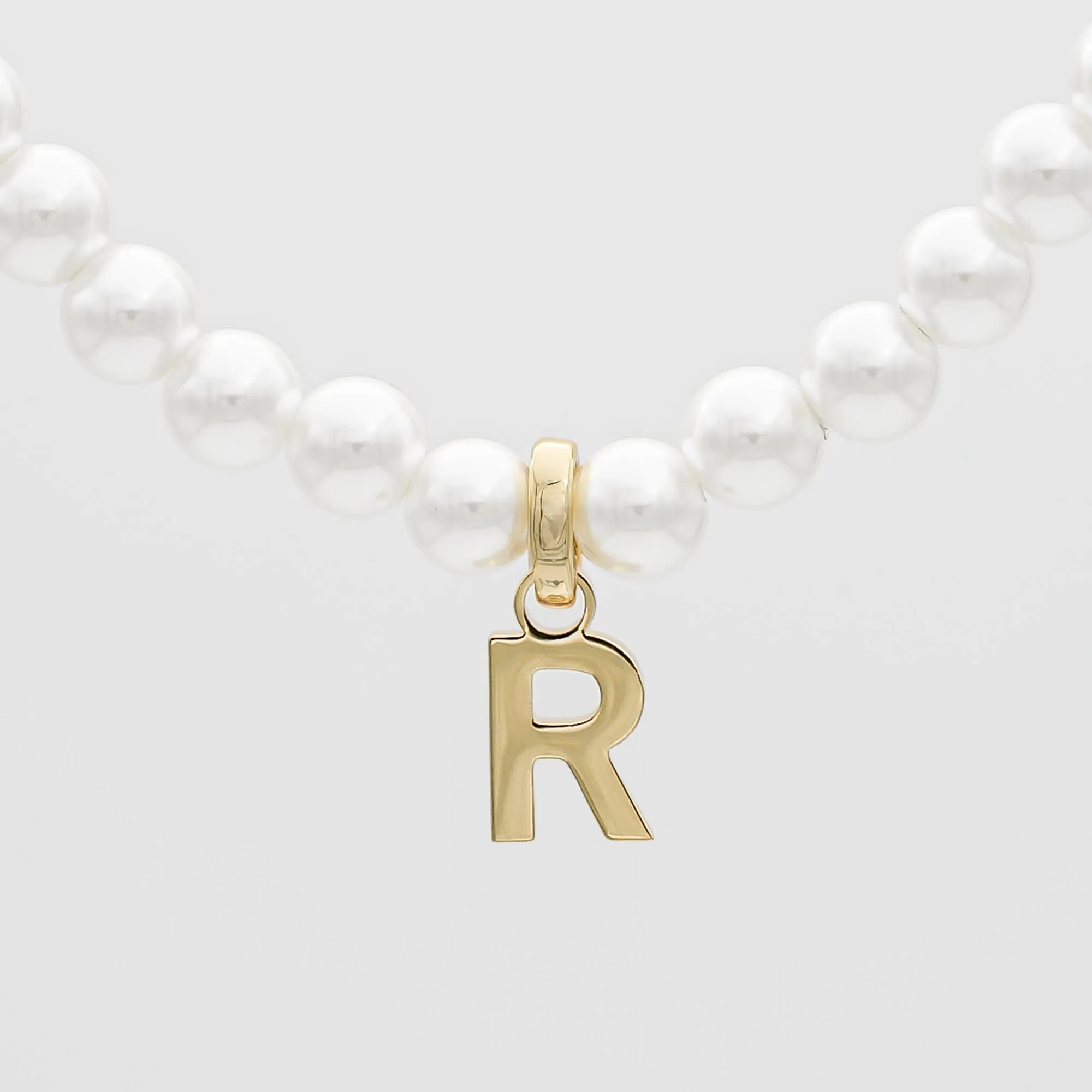 Classic Pearl Initial Bracelet