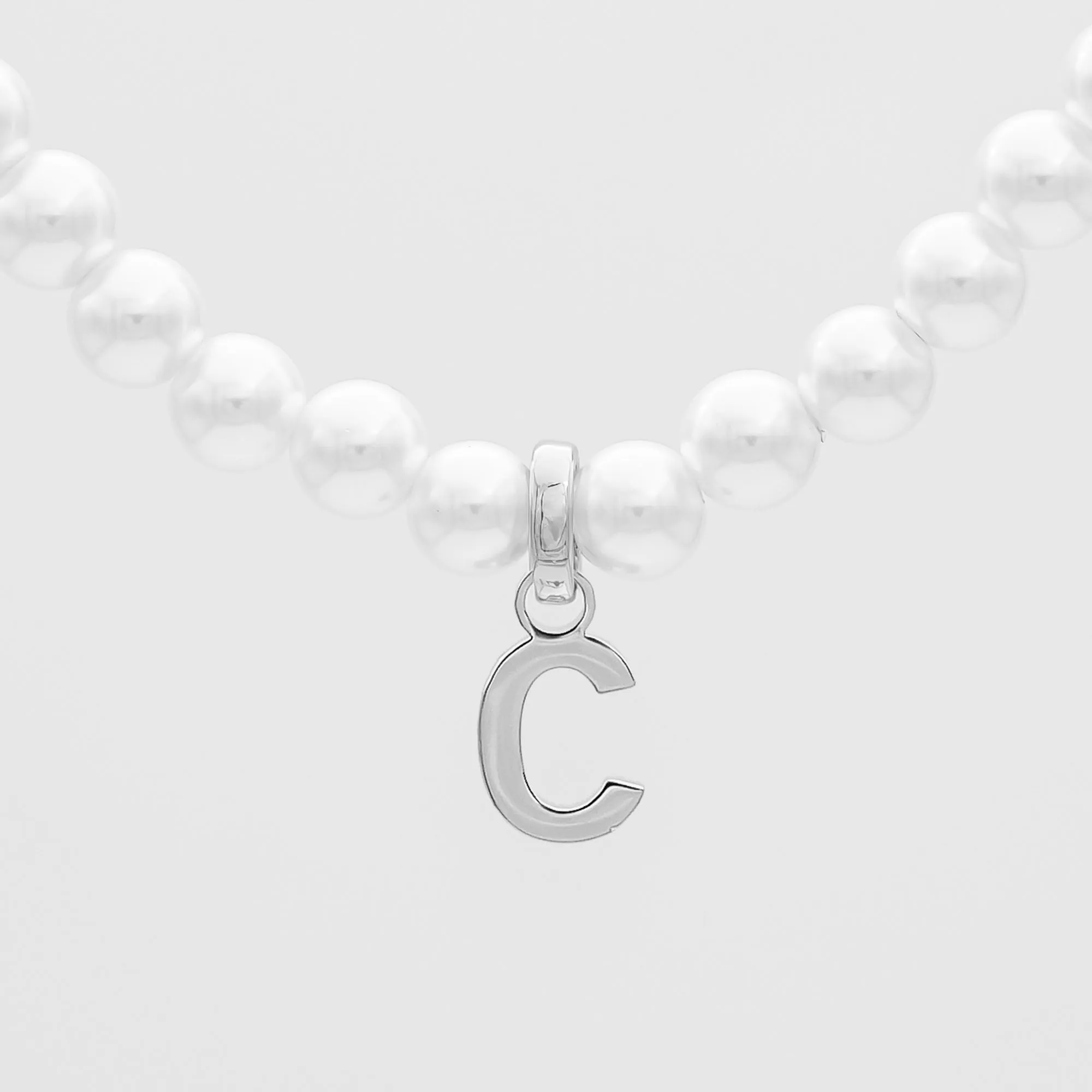 Classic Pearl Initial Bracelet