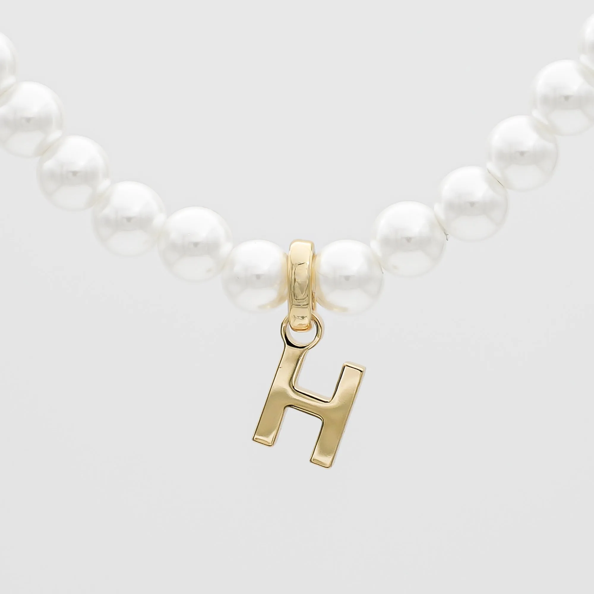 Classic Pearl Initial Bracelet
