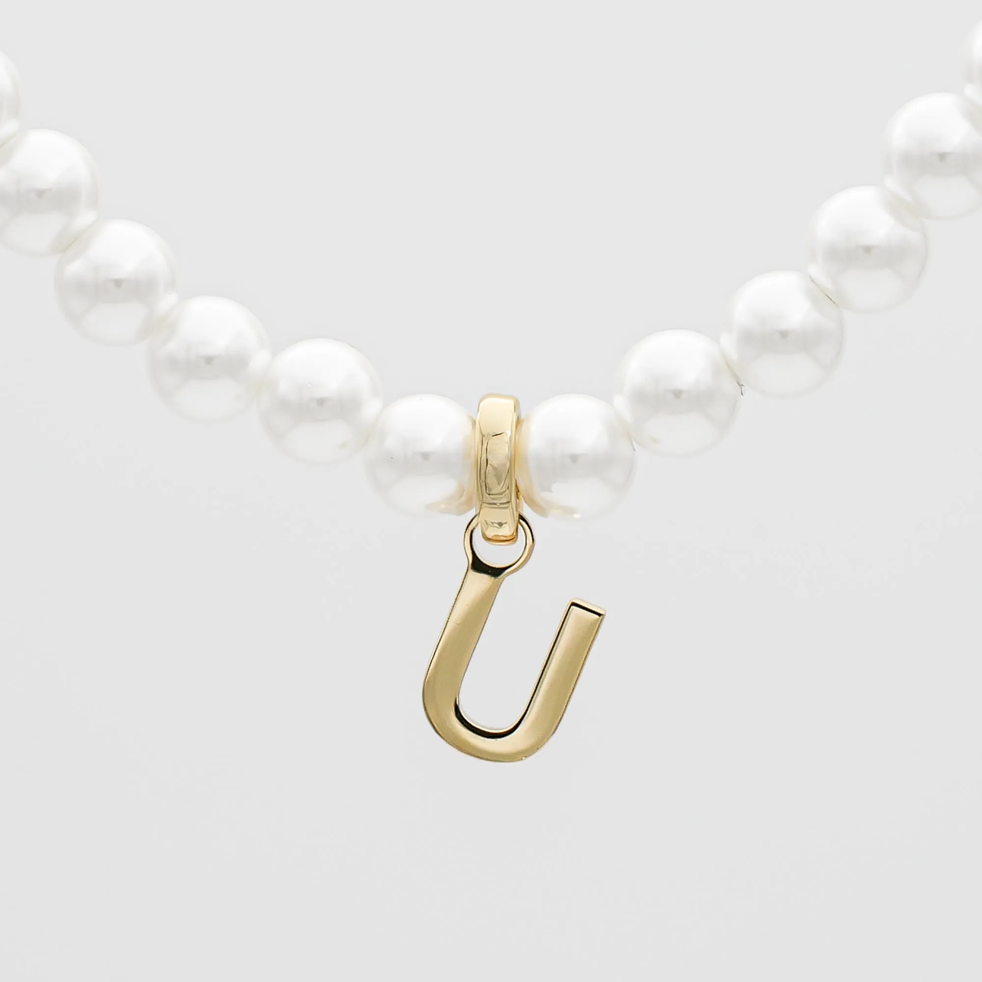 Classic Pearl Initial Bracelet